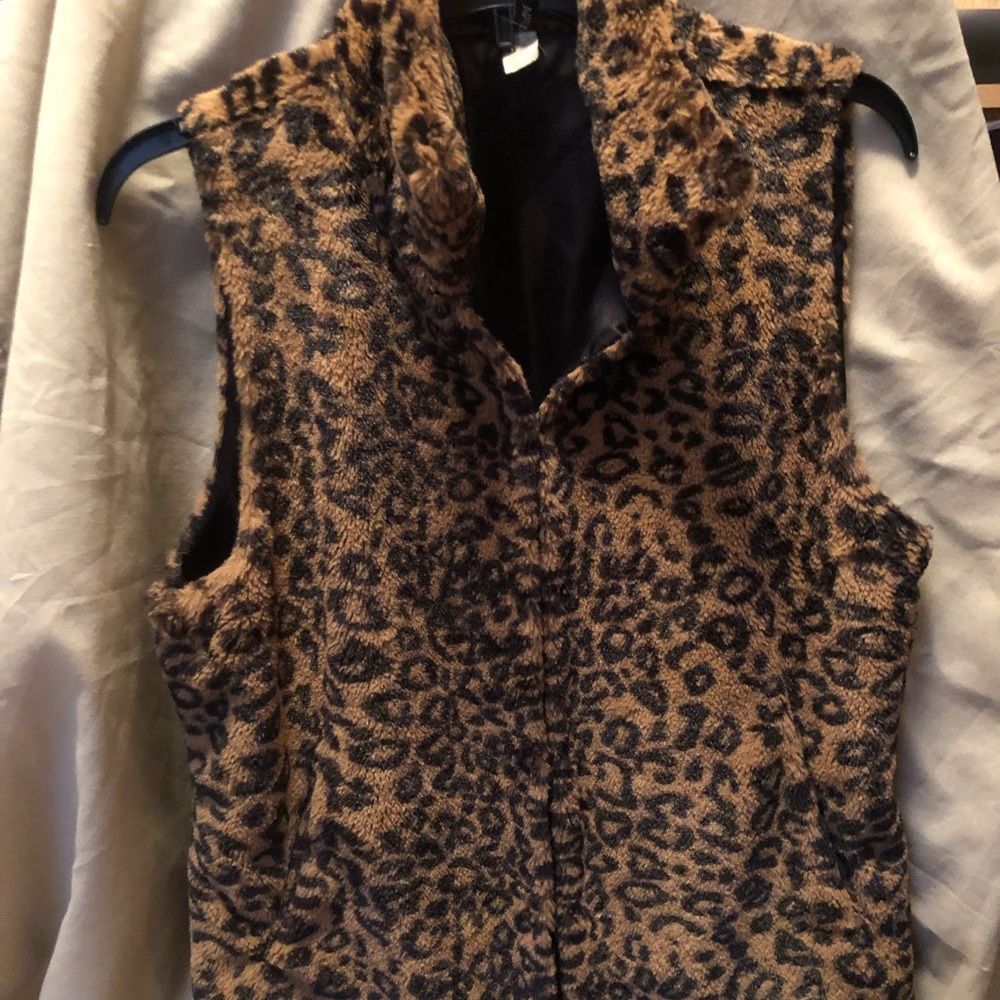 Matching fur vest and booties